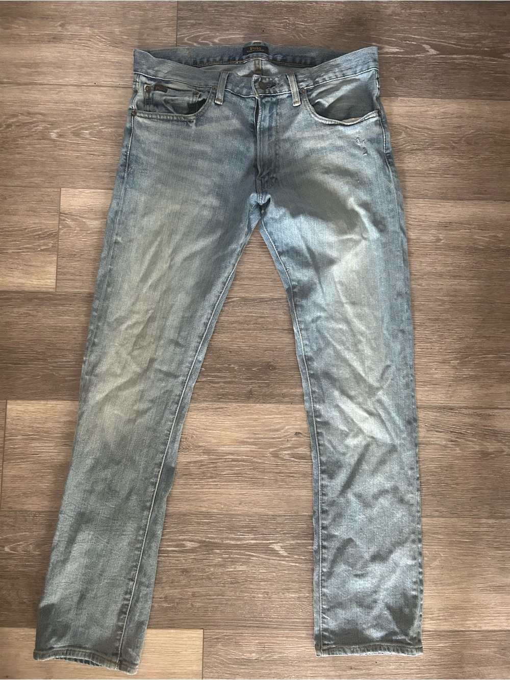 Polo by Ralph Lauren Men’s Slim Straight Light Blue Jeans
